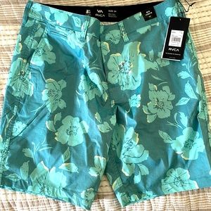 Rvca hybrid swim shorts 34